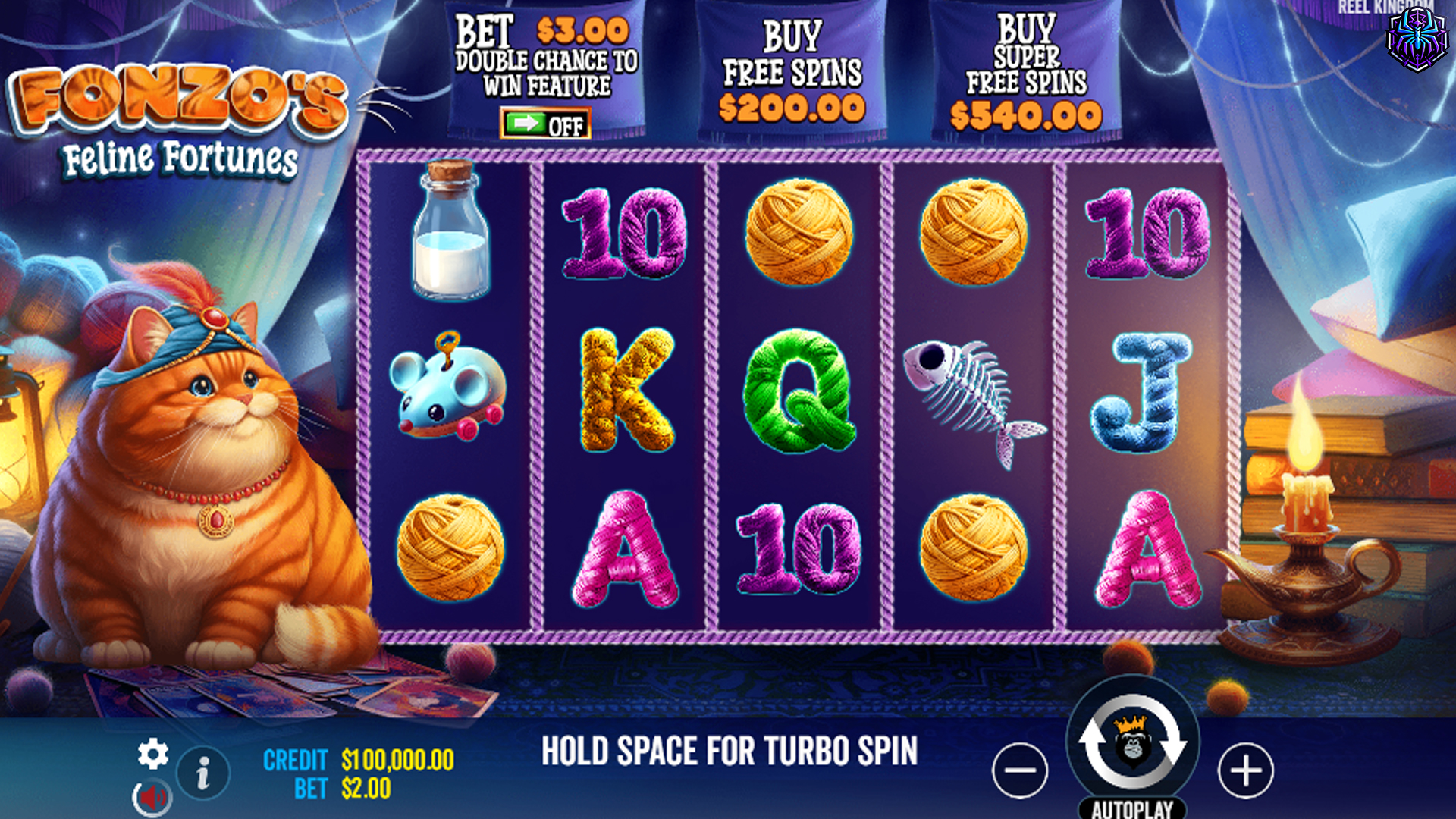 Main Fonzo’s Feline Fortunes untuk Raih Hadiah di Slot Rtp8000