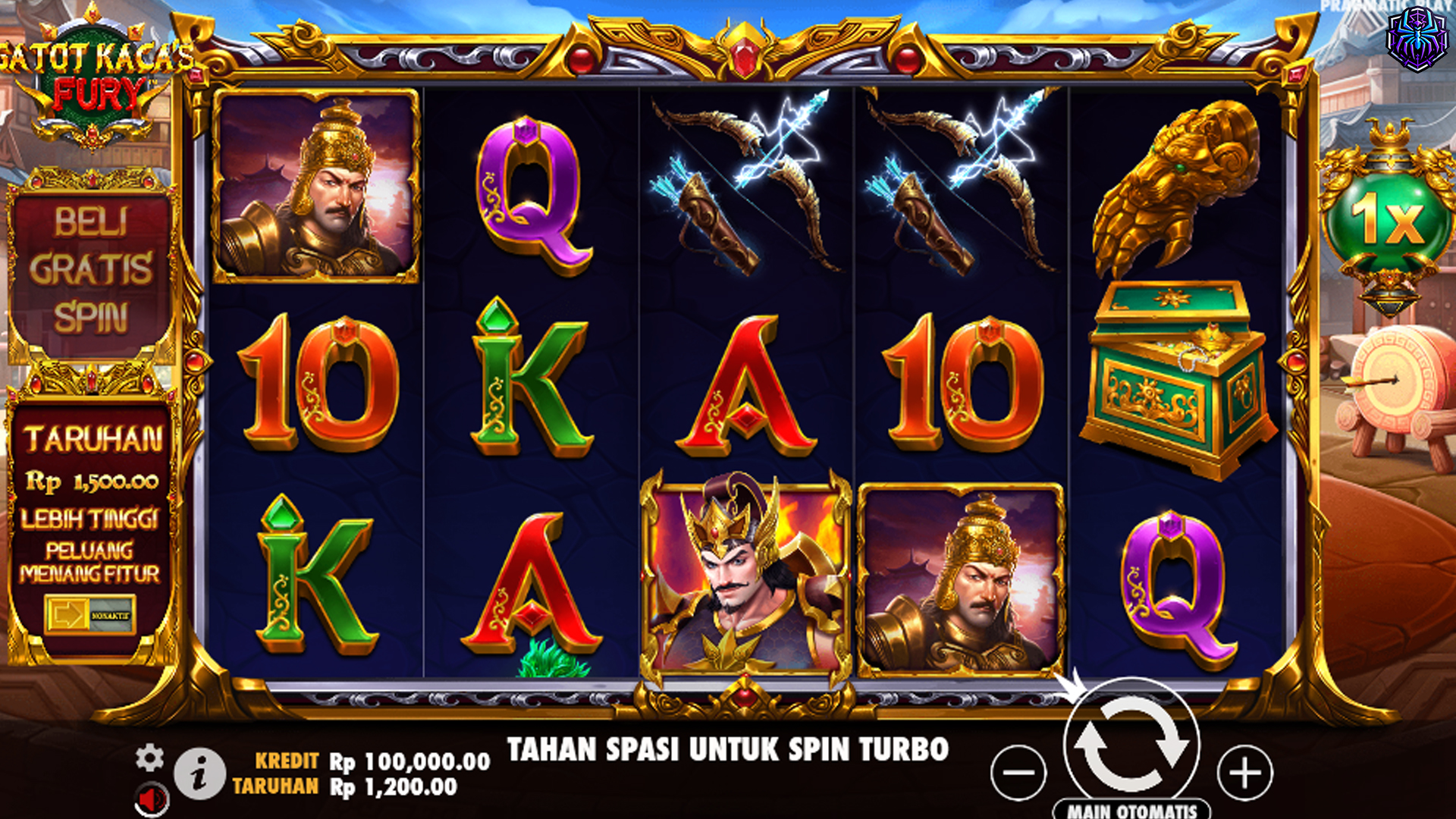 Main Gatot Kaca's Fury di Judi Online Siap Menggelegar Total