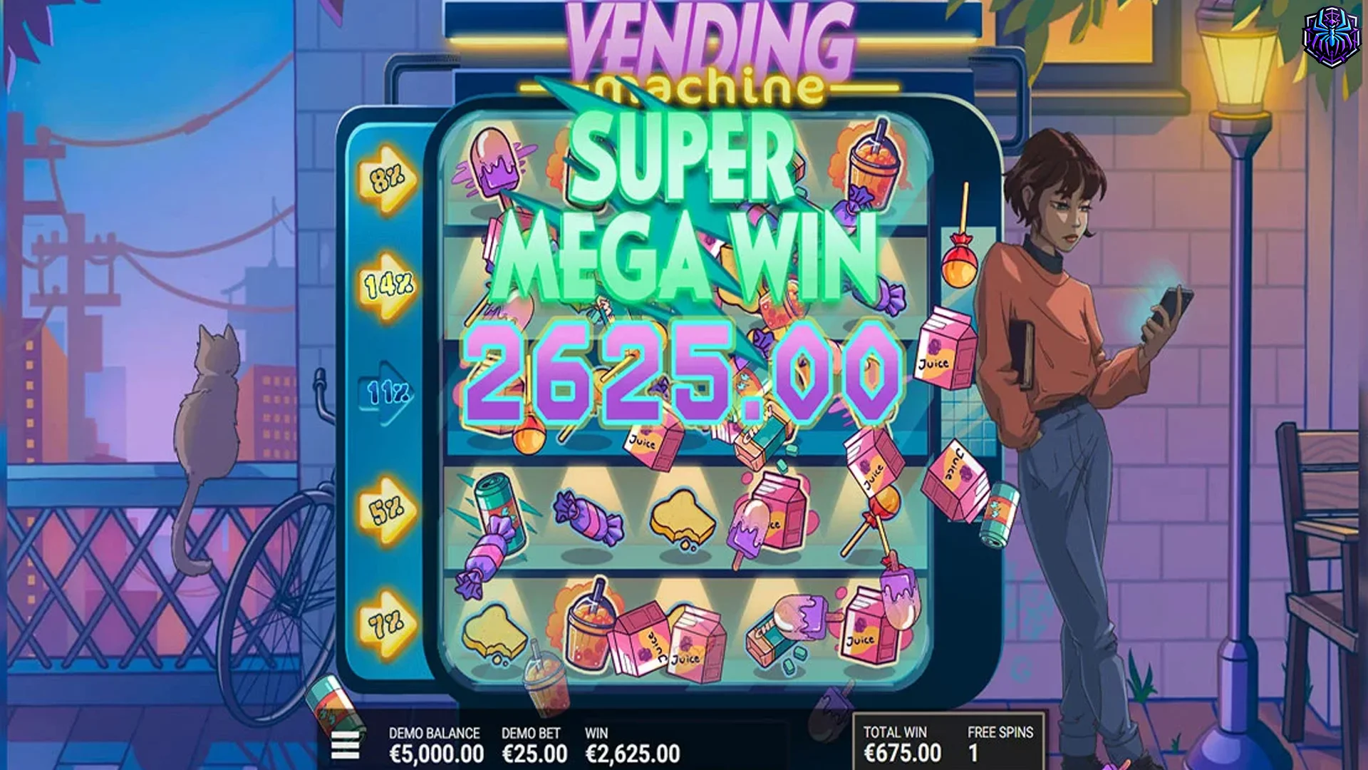 Detail Vending Machine: Kombinasi Warna yang Eye Catching