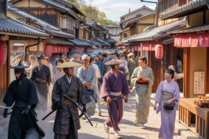 Kehidupan di Jepang dengan suasana kota modern
